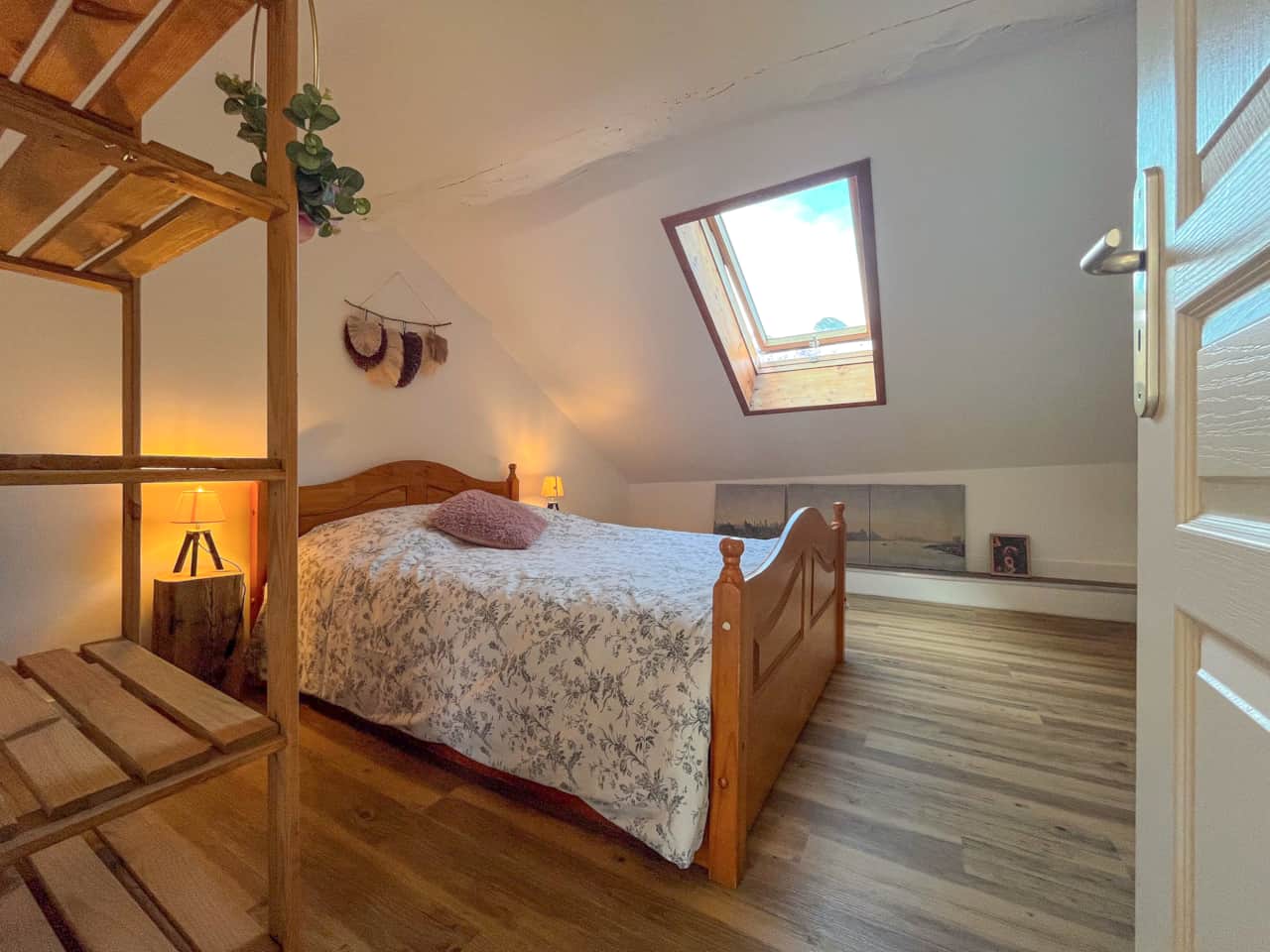 Chambre double avec velux 
