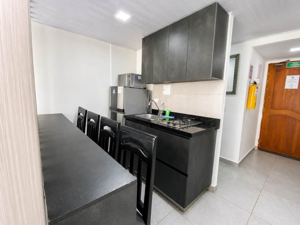 Cocina y barra americana