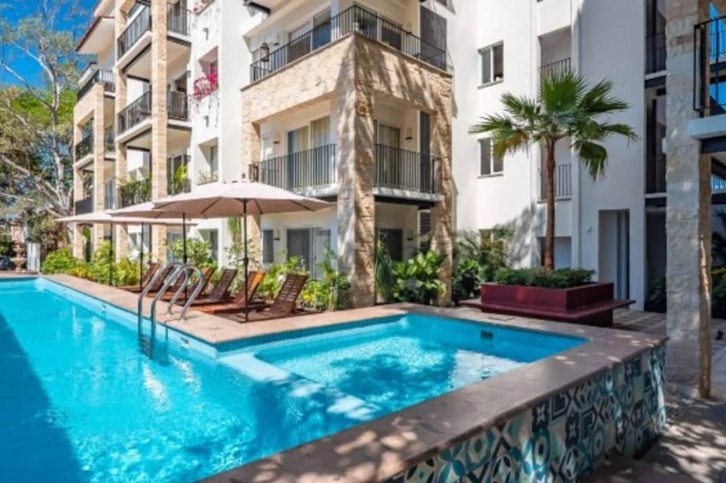 Beautiful Court Yard Pools