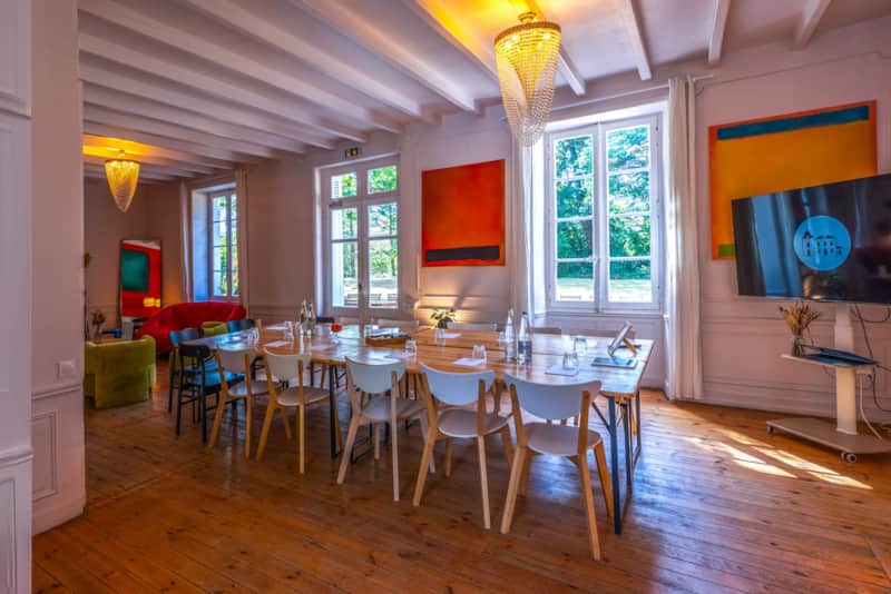 Salon table en U