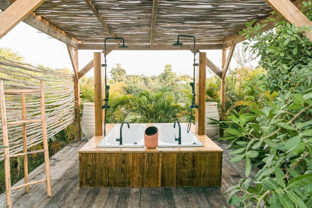 Baignoires en plein air