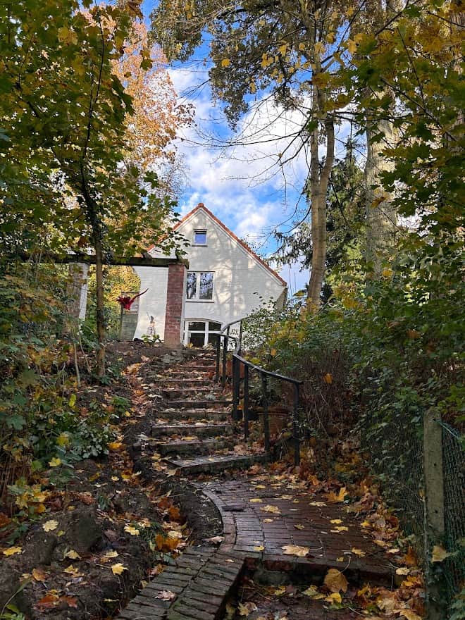 Path from the parking to the house
