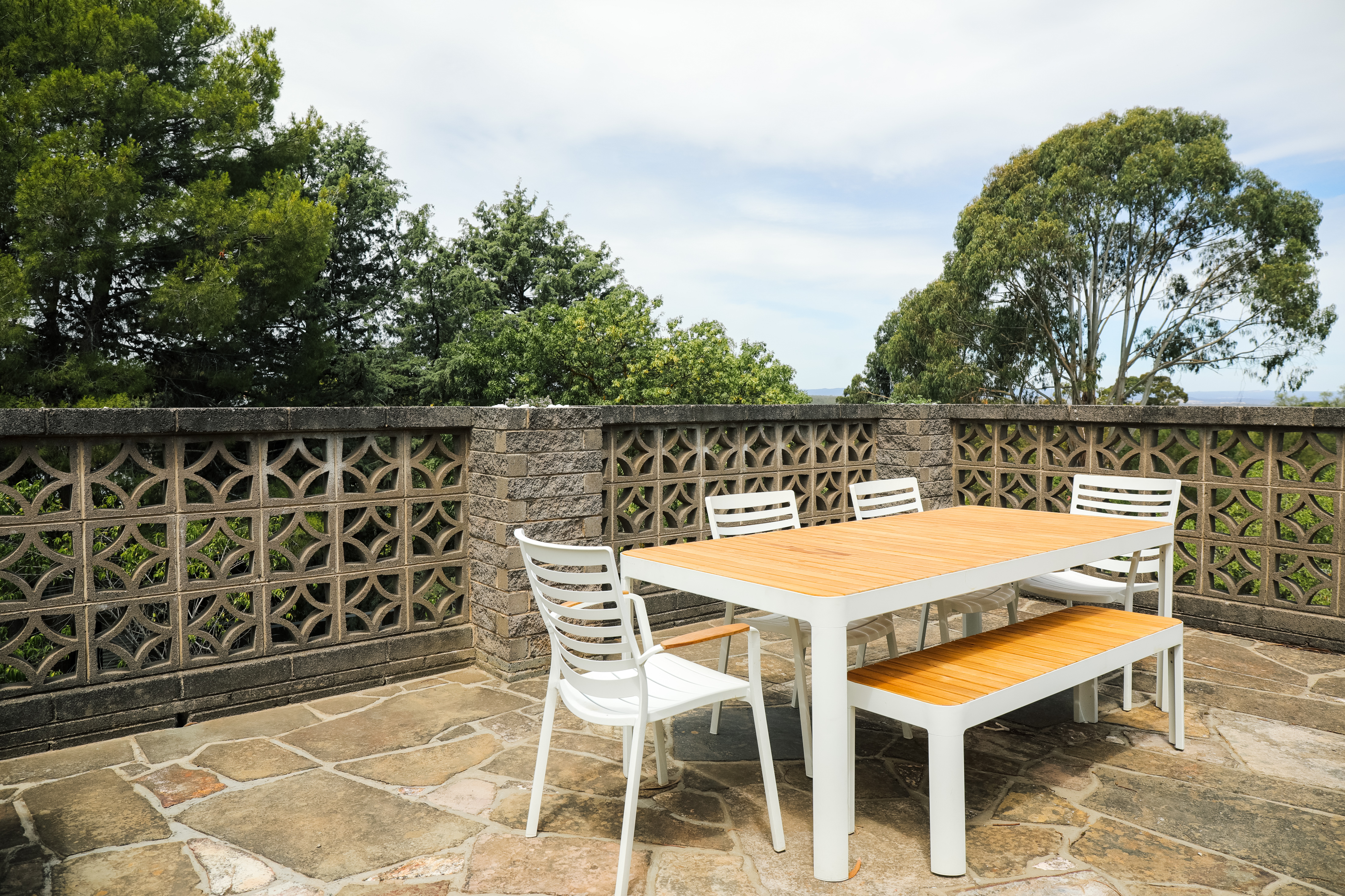 Maldon Views BBQ area