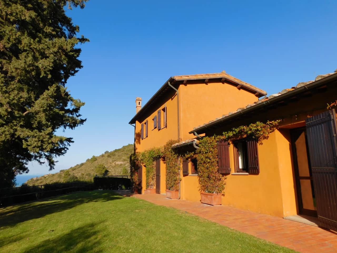 Side View of Villa