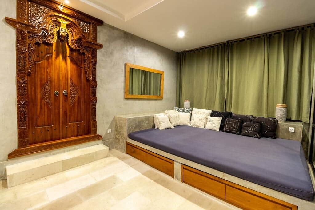 The charm of a rustic ambiance with an industrial touch showing in our lounge area