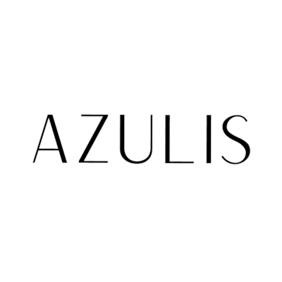 AZULIS official high-resolution brand logo — RENTAL12 luxury sub-brand, Olbia & Golfo Aranci, Sardinia