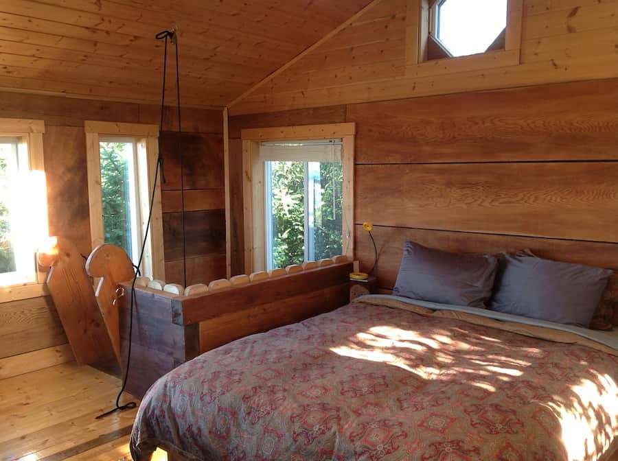 queen bed upstairs