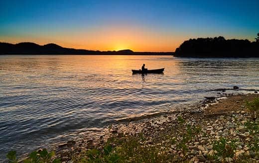 Cave Run Lake, rent a boat or fish from bank