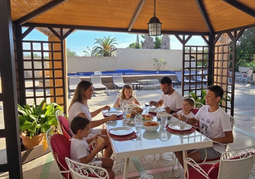 FAMILIA EN PORCHE FAMILIA EN PORCHE