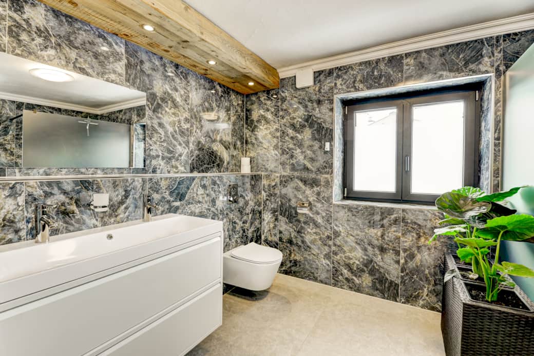 Bathroom Toilet - Ferienwohnung Das Bergnest