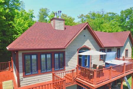 Wrap around deck