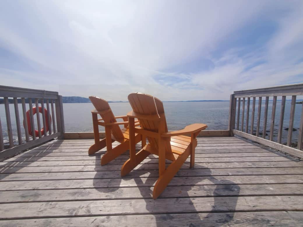 Viewing platform in front of Cranberry Viewing platform in front of Cranberry