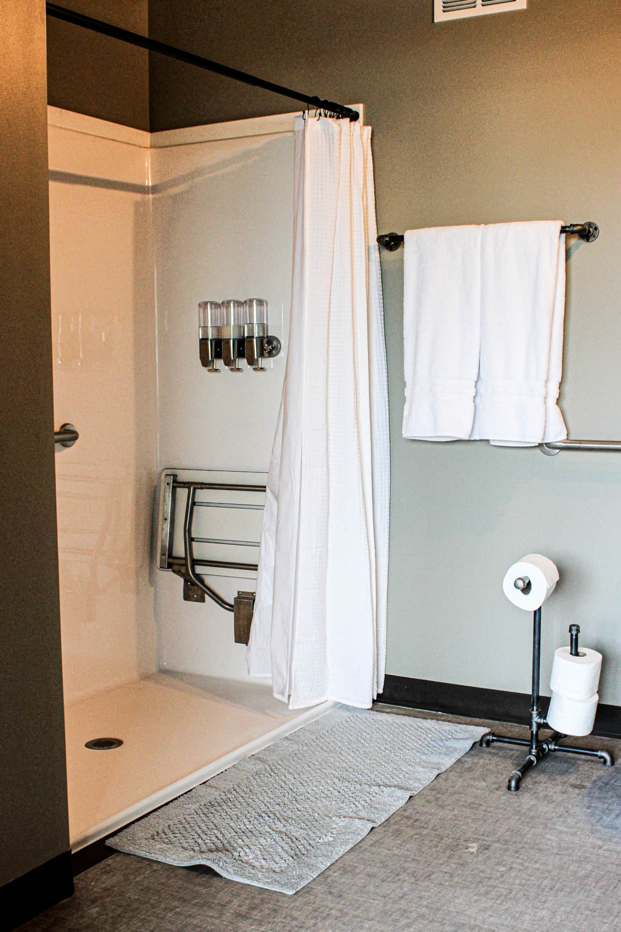 The Lakeshore, accessible bathroom
