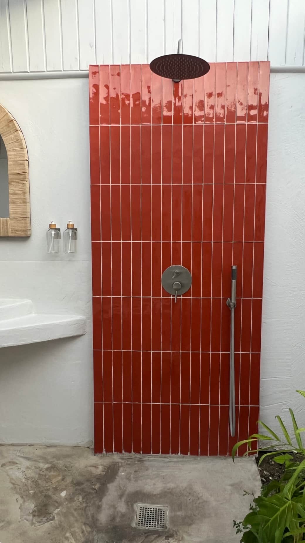 La salle de bain privative de la chambre Natural