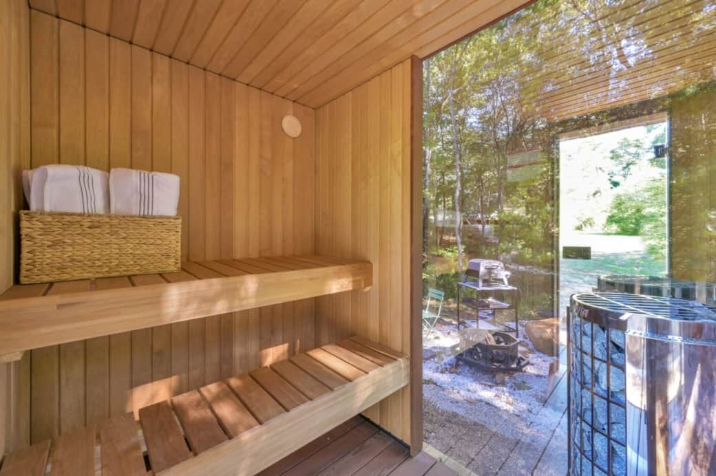 OOD Sauna interior, sample photo of similar unit