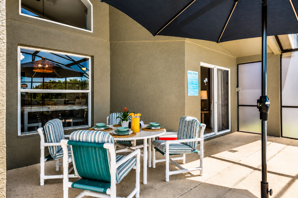 Outside dining