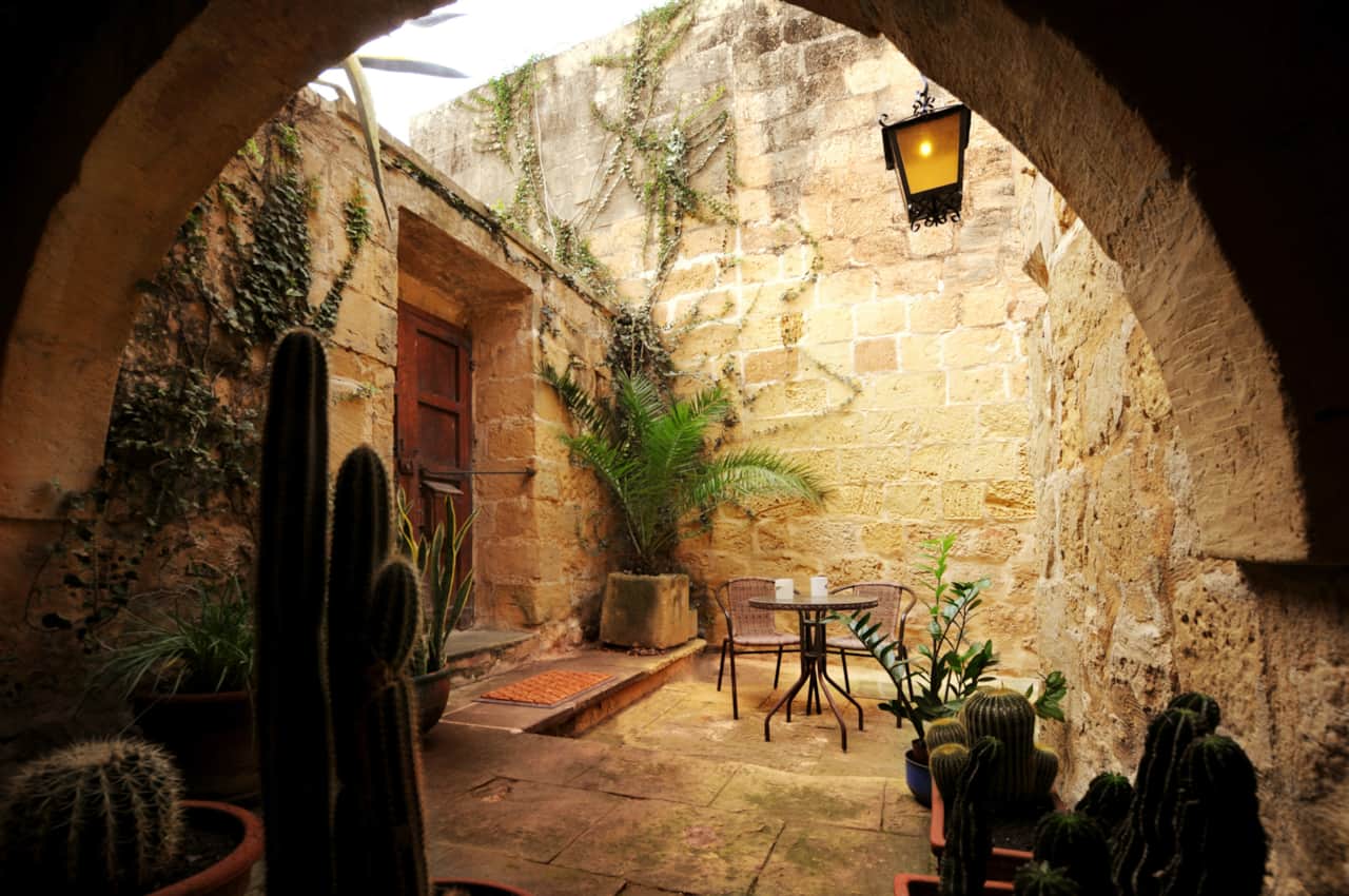 The courtyard