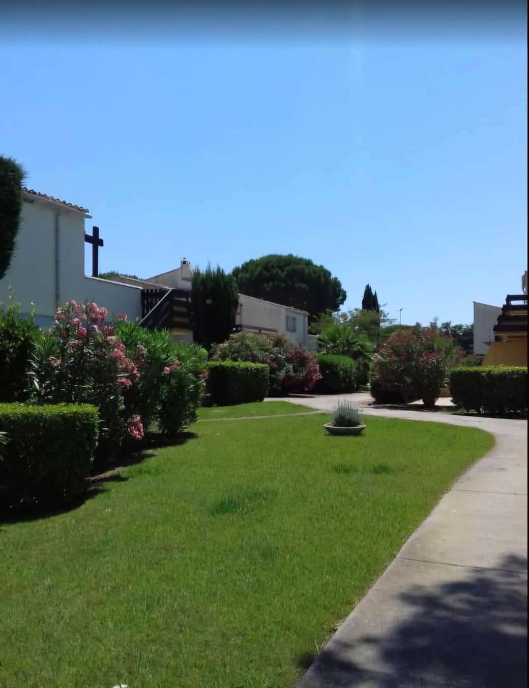 jardin de la résidence