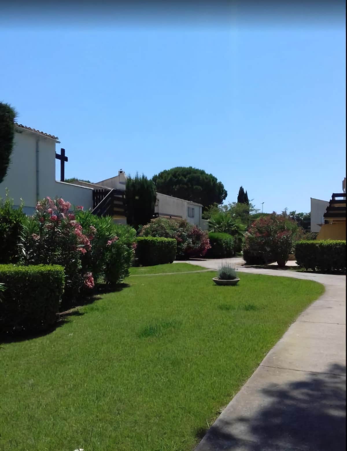 jardin de la résidence