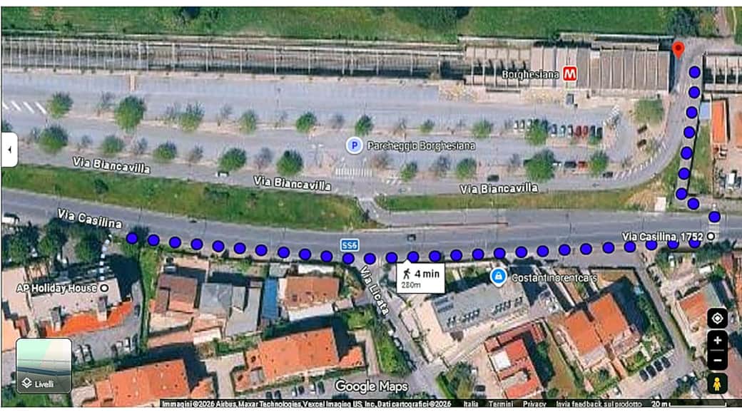 Mappa della posizione dell'alloggio