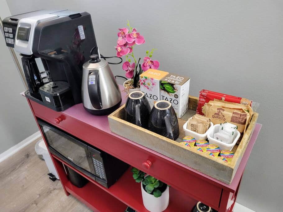Sotcked coffee bar!