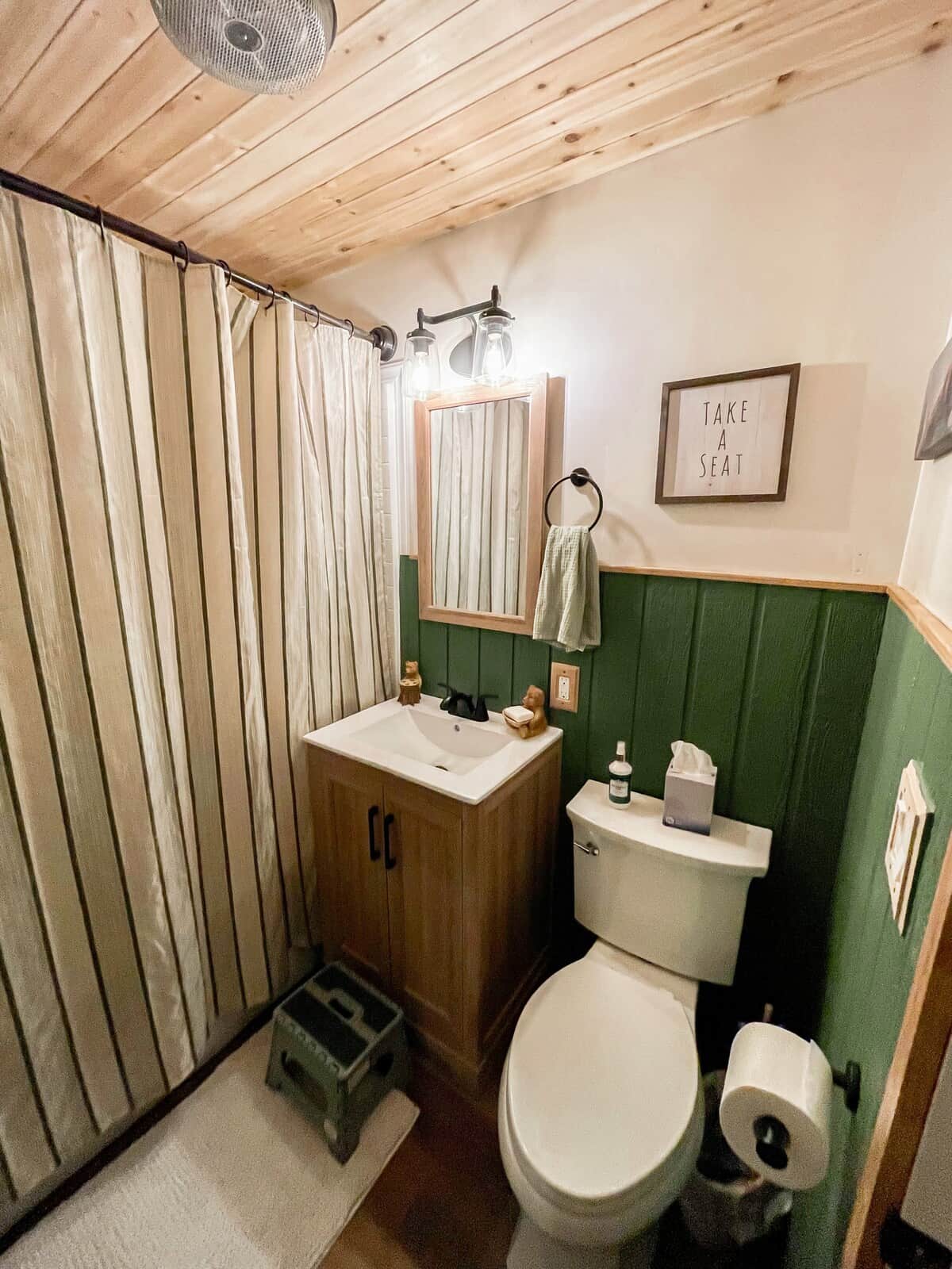 Downstairs Bathroom with Shower/Tub Combo