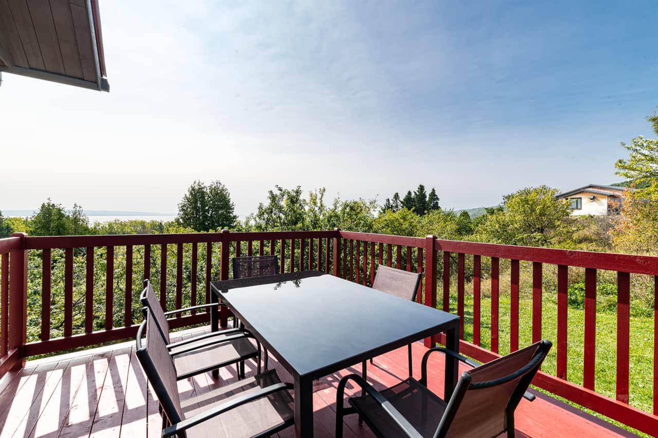 Terrace and view