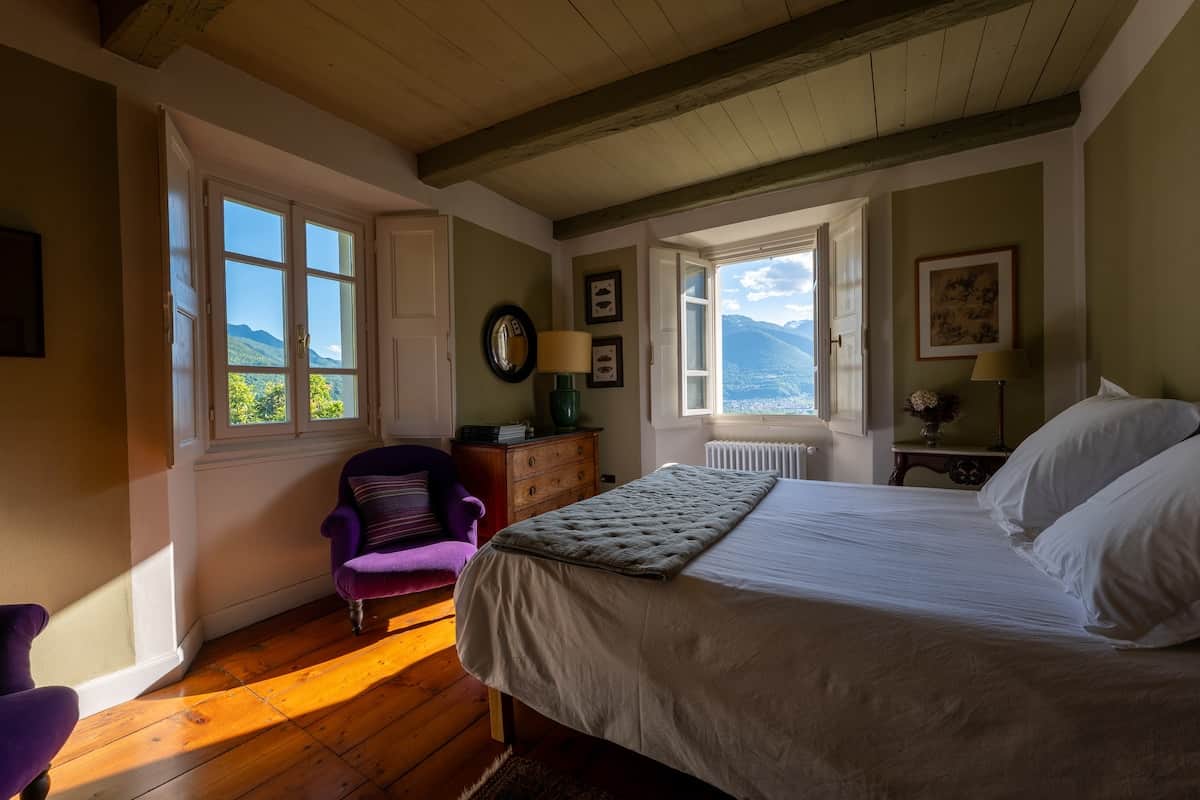 Wake up to a mountain view