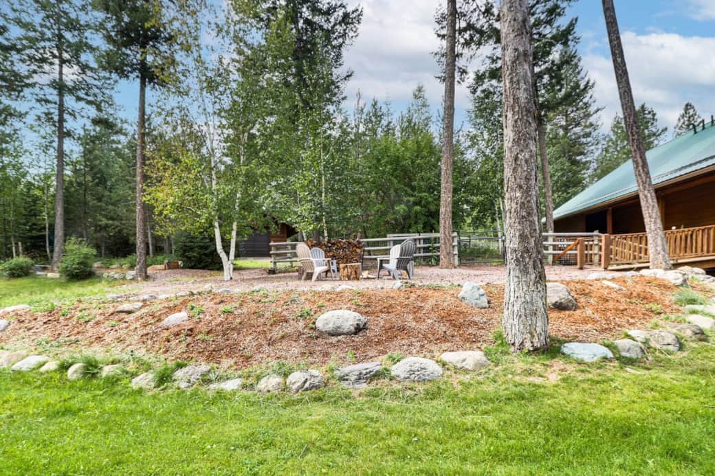 Back Yard Exterior and Firepit