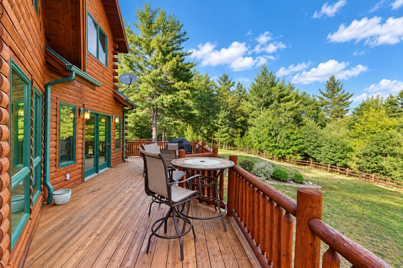 View from the deck