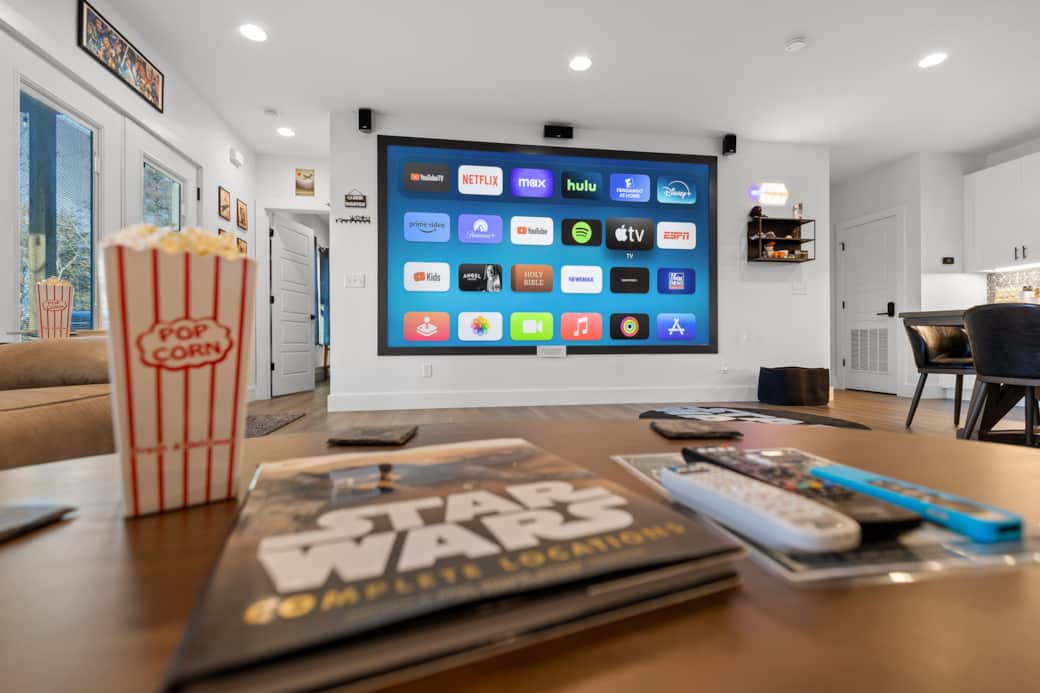 BASE 12 ft Projector Screen - Movie Theater