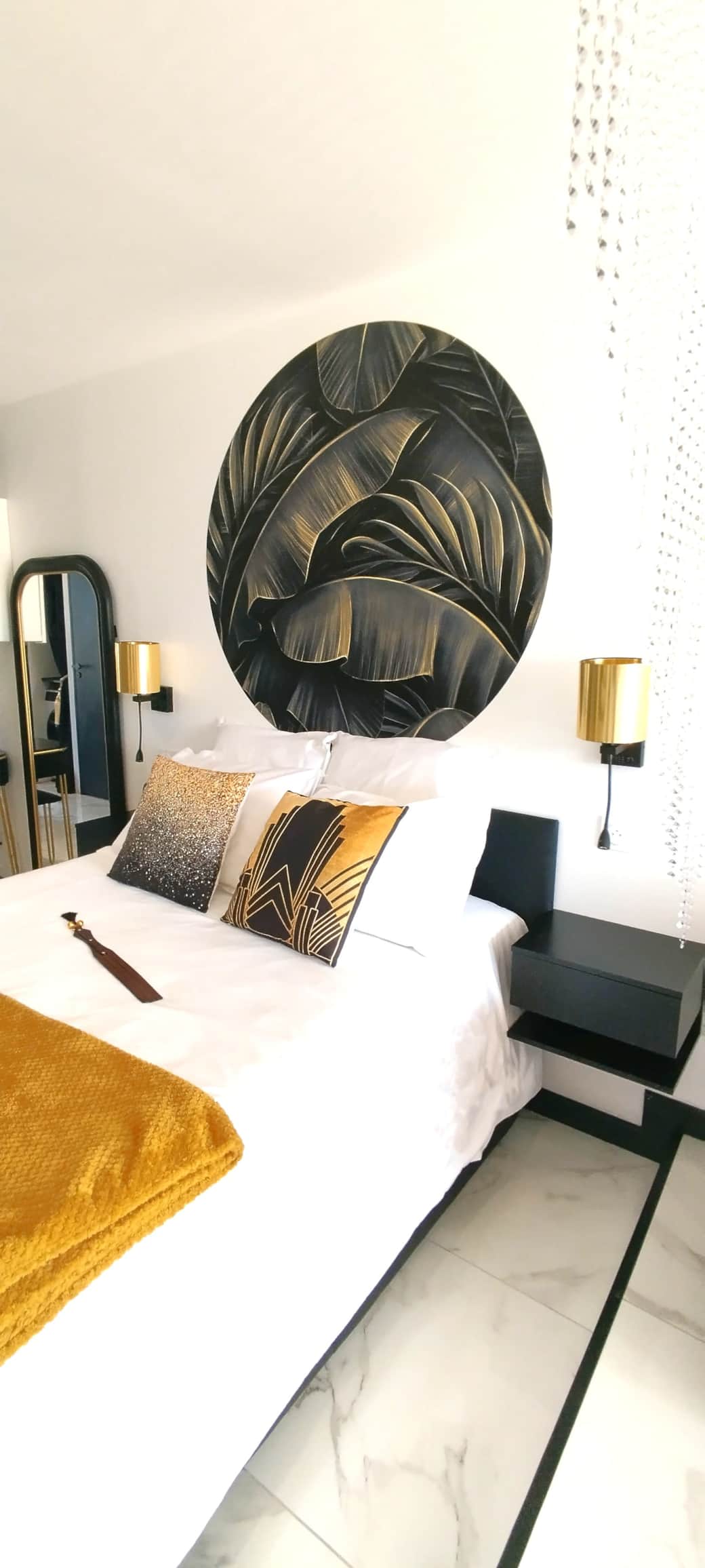 0005 Bedroom - le boudoir heliopolis - Deluxe studio - naturist village - Cap d'Agde