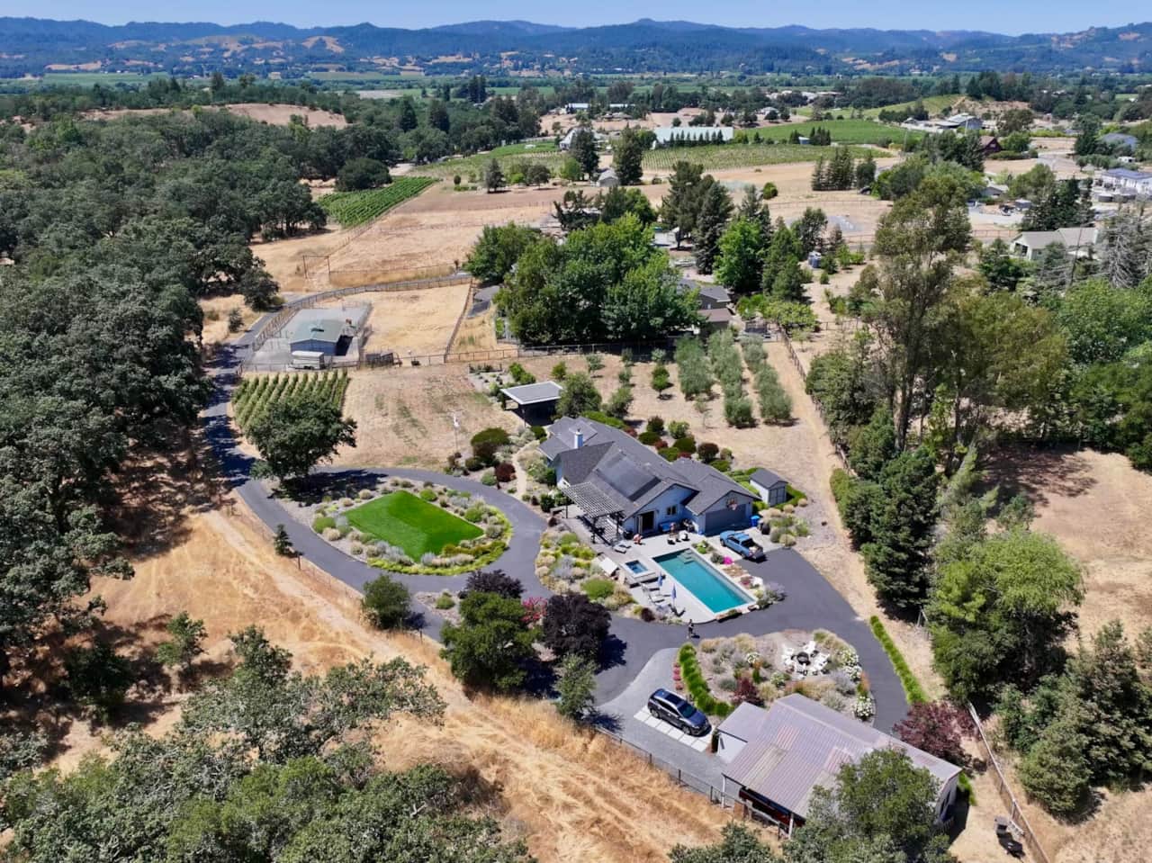 1.6 acres of resort-like living.