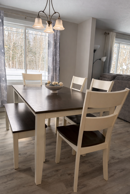 Comfortable dining space for shared meals and planning your next adventure. Comfortable dining space for shared meals and planning your next adventure.