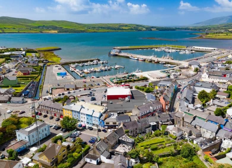 Dingle Town Aerial View