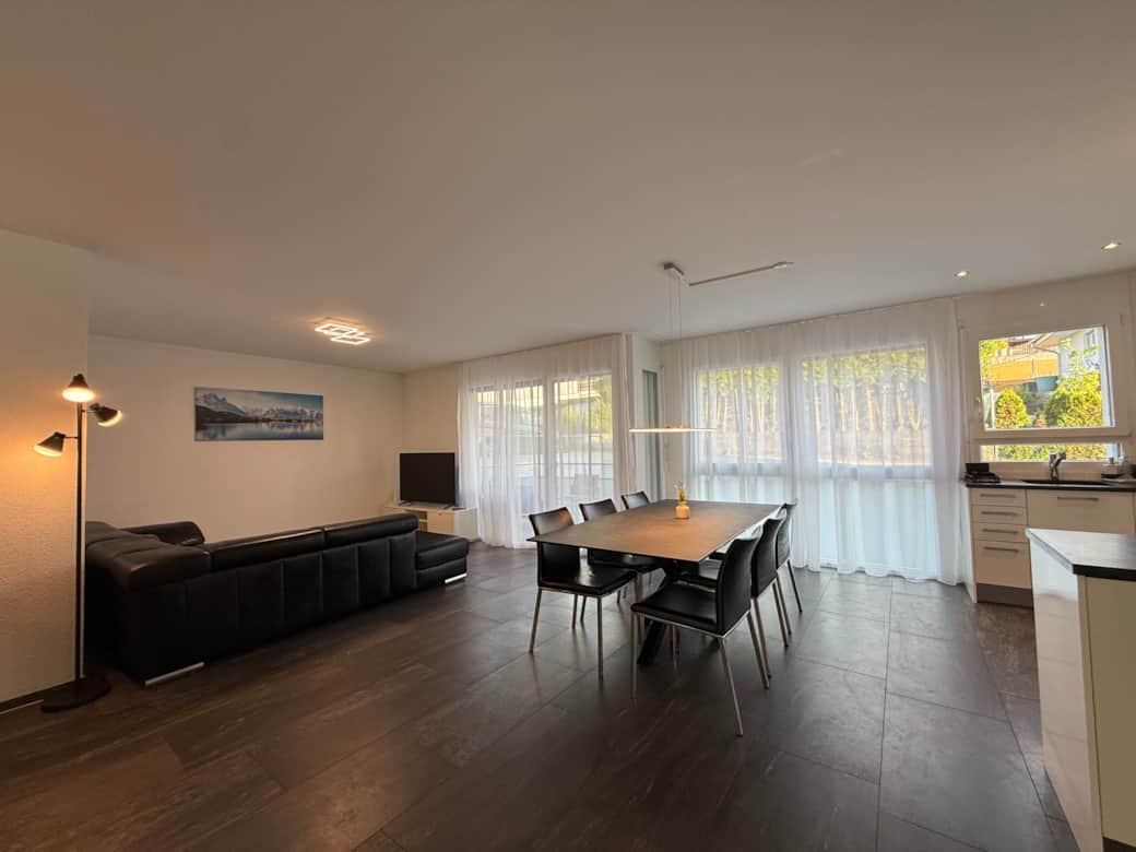 Dining Area + Living Room