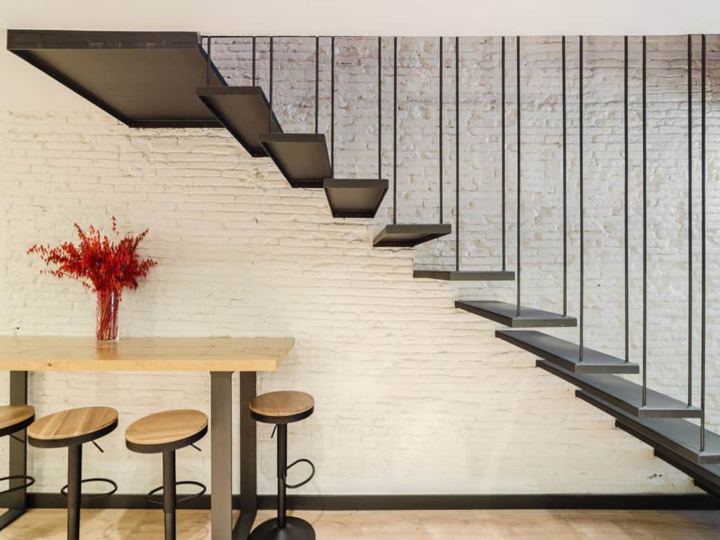 Bar Table and Stairs