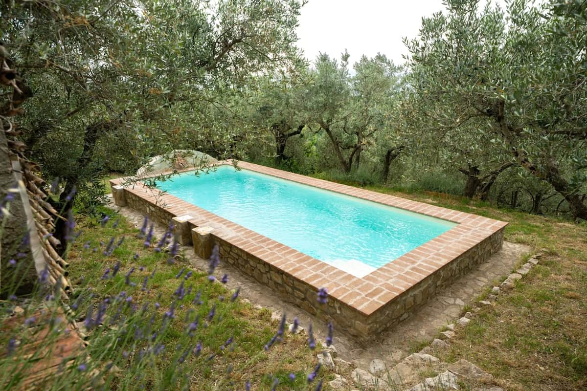 Panoramica della piscina. 