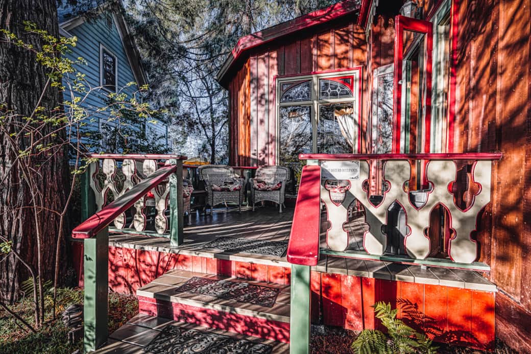 Front Deck Overlooking Downtown Nevada City