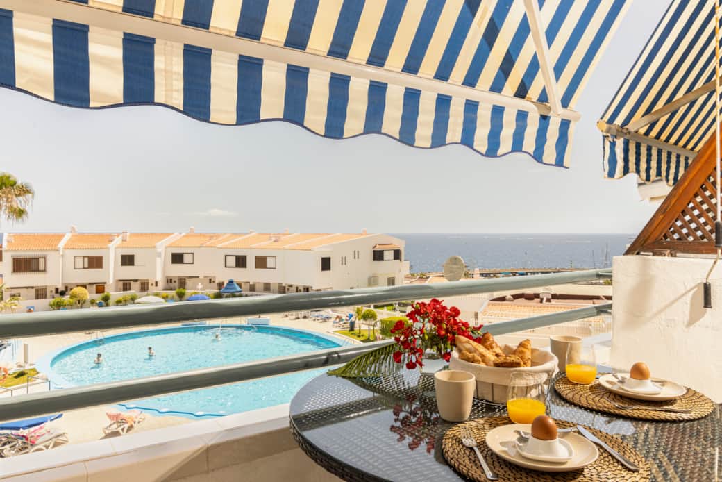 Terrace with sea view
