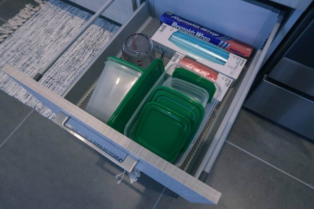 Storage containers and kitchen essentials