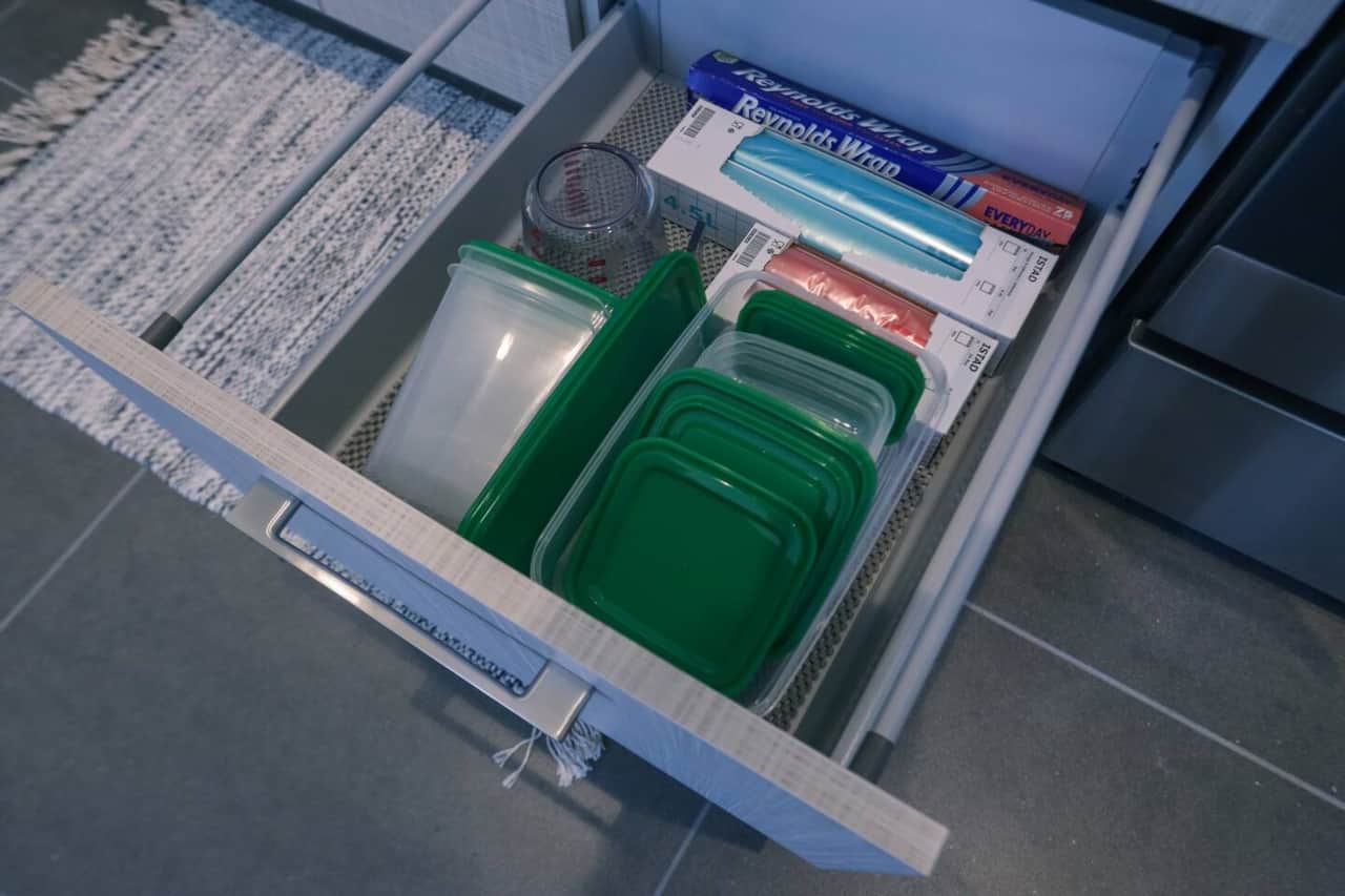 Storage containers and kitchen essentials