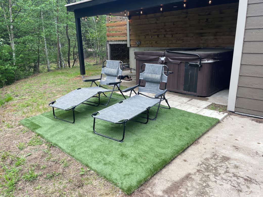 Chaise et spa