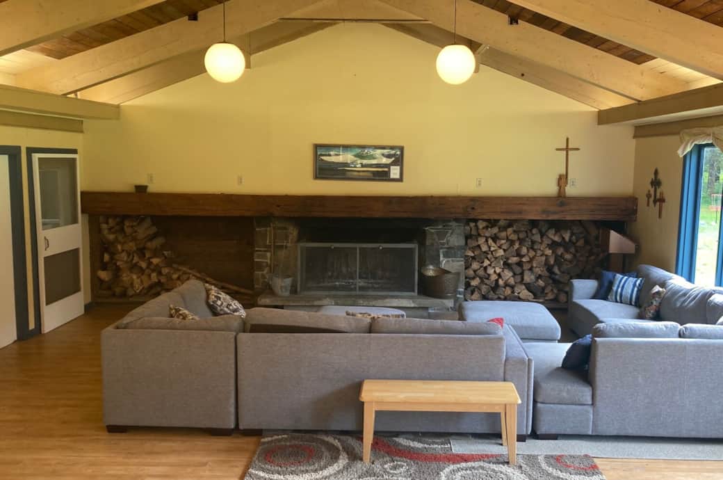 Lodge Fireplace View Lodge Fireplace View