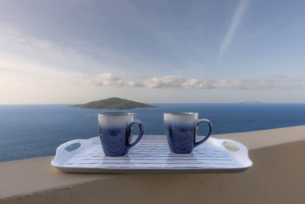 Enjoy Coffee Overlooking The Ocean 