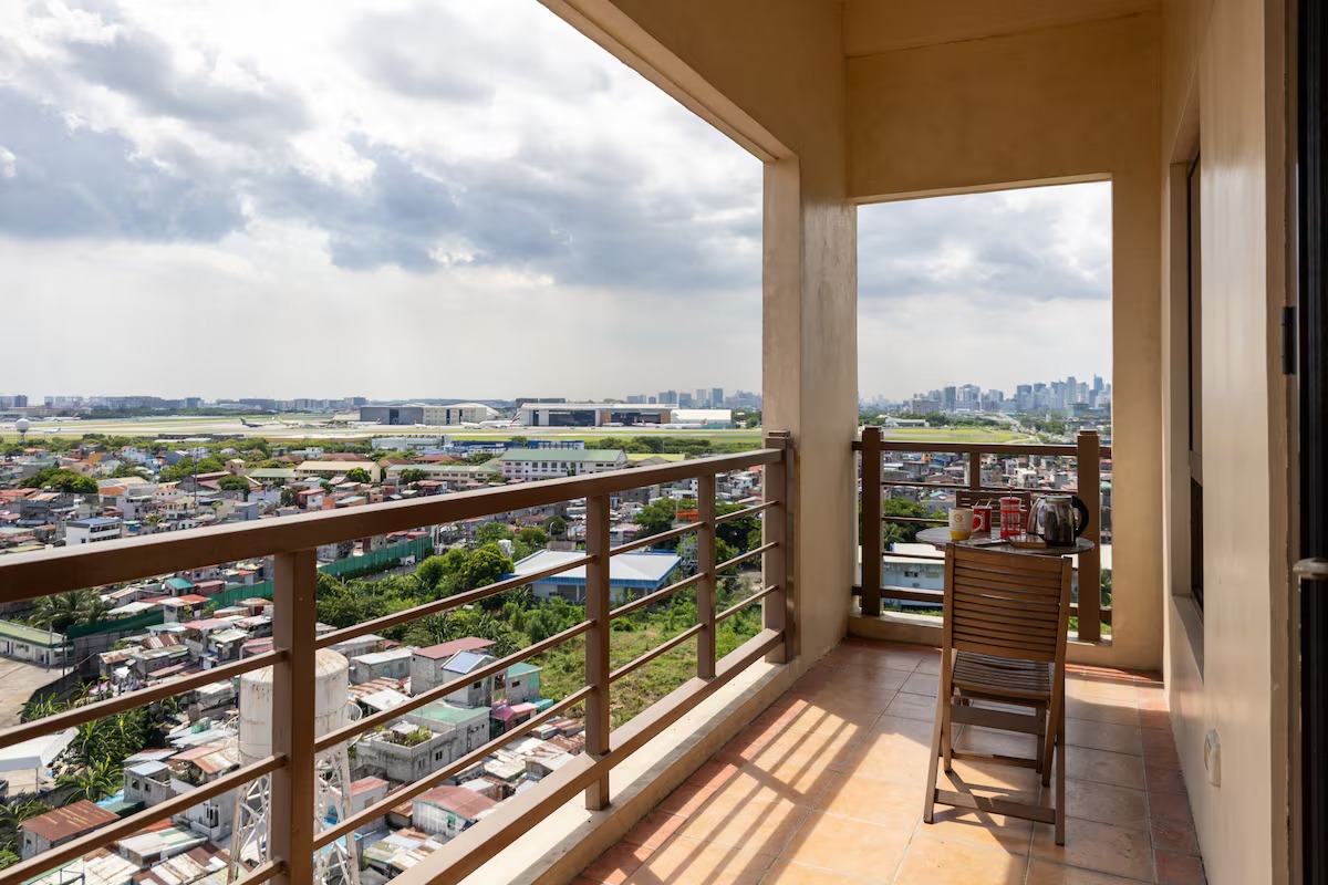 NAIA airport area with nearby residential condos in Parañaque