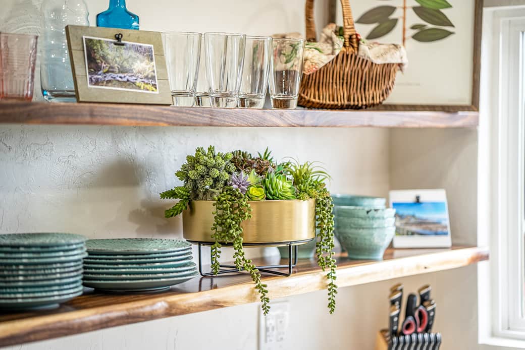 Fully stocked kitchen