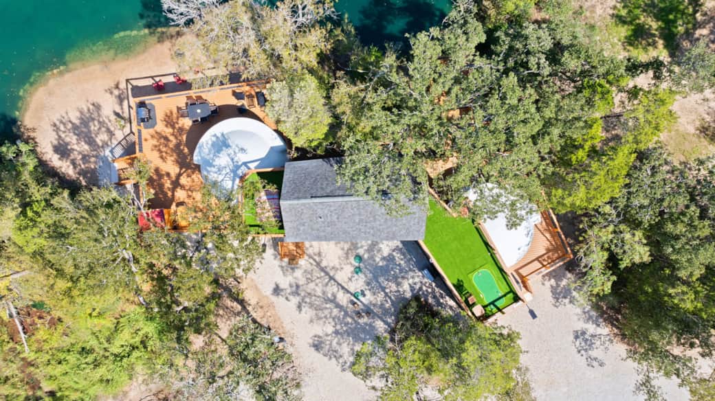 Top view of the Fairy House