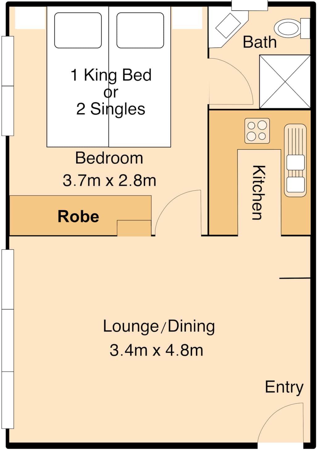 Apartment Floorplan 2 Apartment Floorplan 2