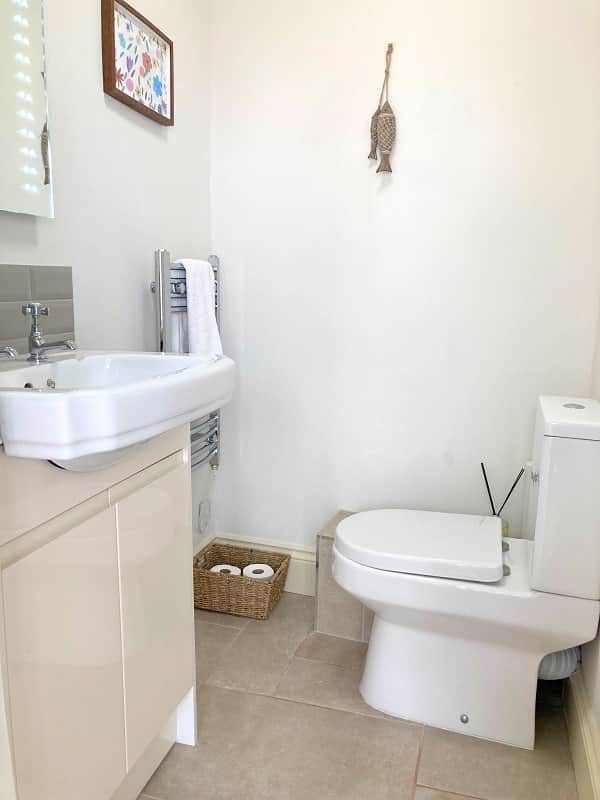 Ground floor cloakroom